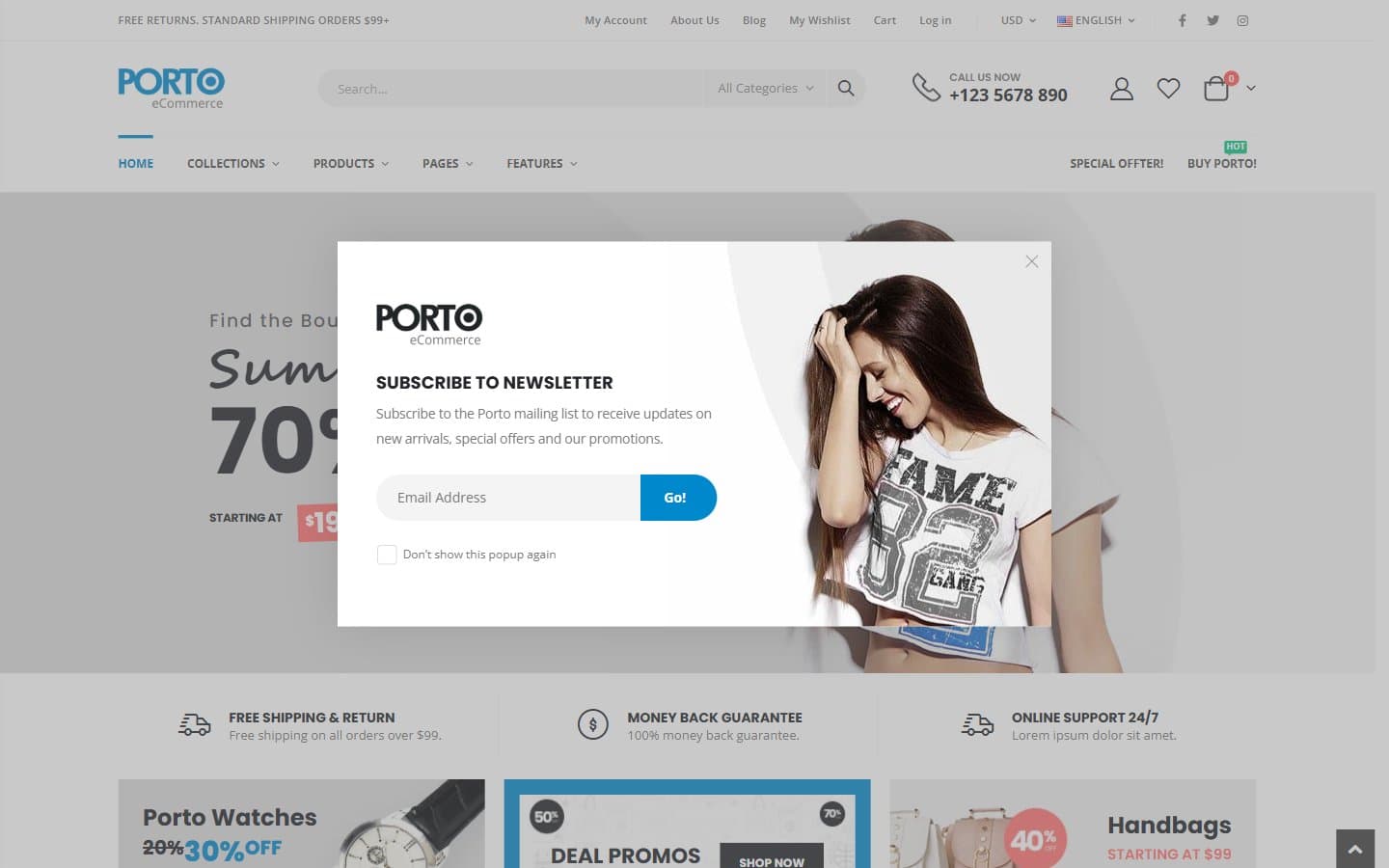 Fashion Boutique website preview