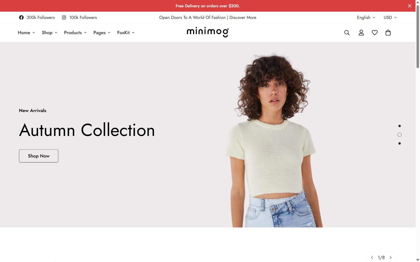 Full Commerce Hub website preview