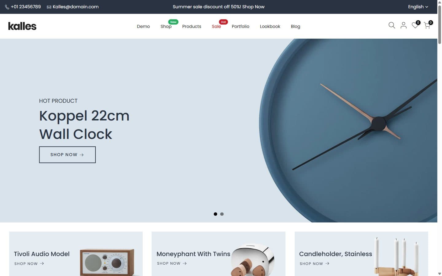 Lifestyle Commerce website preview