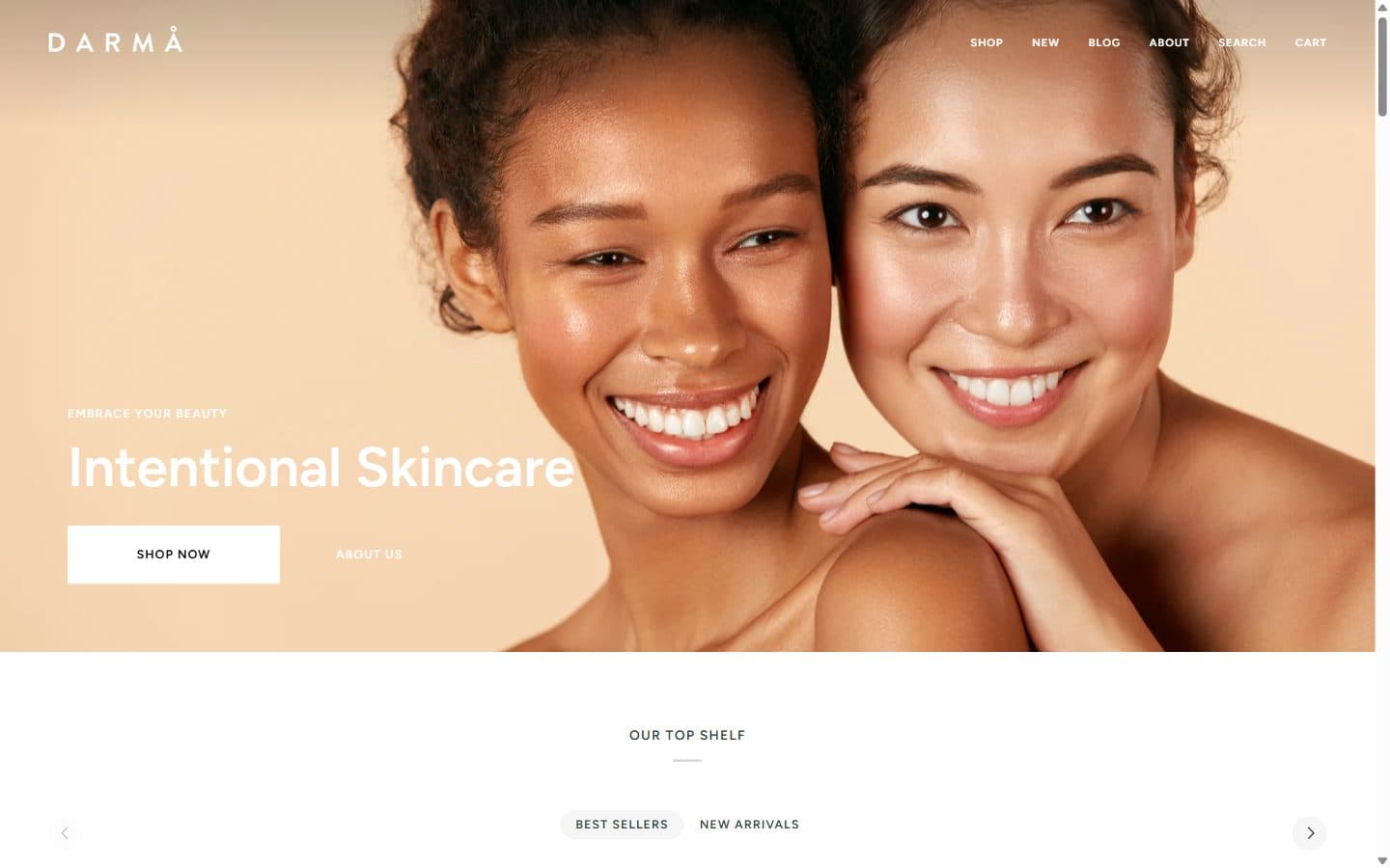 Minimal Apparel website preview